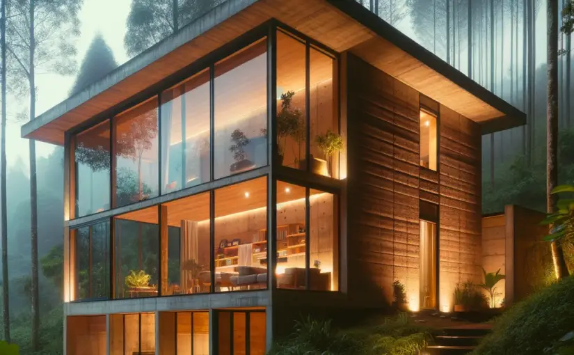 Living in Harmony: A Modern Nature House