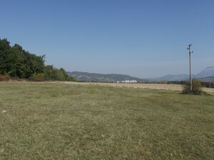 Spacious plot of regulated land with nice view near spa town