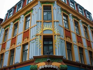 Unique Art Nouveau building for sale in Riga