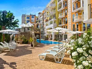 Luxury 1-bedroom apartment in Sweet Homes 2, Sunny Beach