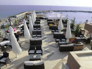 Beachfront luxury hotel