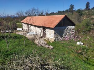 Small farm stone house ½ hectare stream well romanic bridge