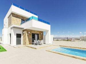New villa with sea views from builder in Polop