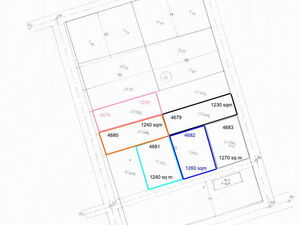 14 building plots of land being sold with with the company