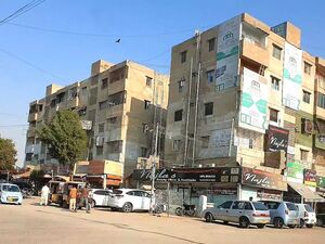 2bed Drawing Dining First Floor Flat in Karachi