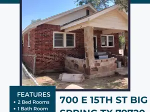 2/1 house for sale in Big Spring Tx