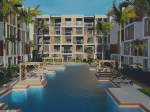 FLAT AREA 85 Sqm in Modern luxury resort Platinum Resort