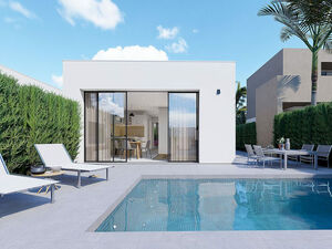 New bungalow close to the beach from builder in La Manga