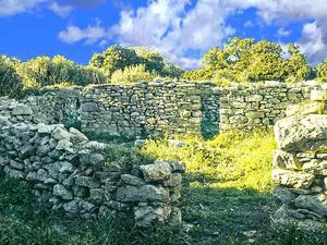 Land Plot with stone building 130 sq.m. at Kousunari Kythira