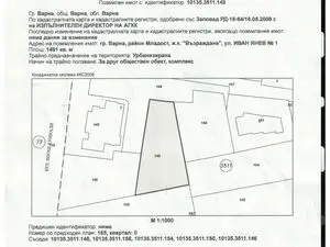 Building land for an apartment Block of 1500sqm. (Varna)