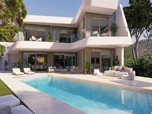 Property in Spain. New villa with sea views in Moraira