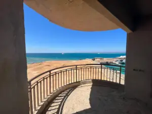  Apartment one bedroom 73m sea view, private beach, Hurghada