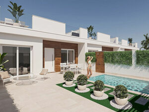 Property in Spain. New townhouse from builder San Janier