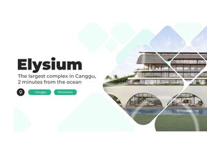 Pererenan, Awe-inspiring 1BR Apartments-Elysium Development