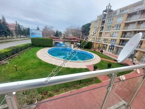 Pool view 1BR flat for sale Flores Park Sunny beach Bulgaria