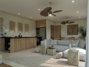 2BR 2BA, Luxury Apartment with Garden, Kay, Tulum