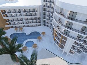 81m fully finished apartment with direct sea view in Storia 