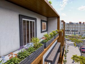 Luxury Apartment with Pool View in Panorama Magawish Compoun