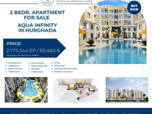 2 Bedr. Apartment for Sale - Aqua Infinity Resort - HURGHADA