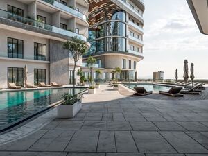 Two-bedroom apartment, 70 m², pool view