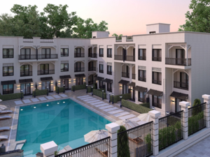 1-bedroom 54m. Sq. pool&garden view, Almaza Suits, Al Ahyaa