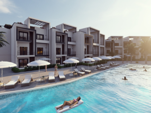 2-bedroom apt. 93m.+48m. garden,pool view, Holidays Park