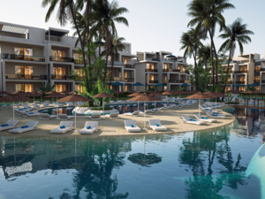 1 bedroom with private garden and 26sq.m terrace at ONE7