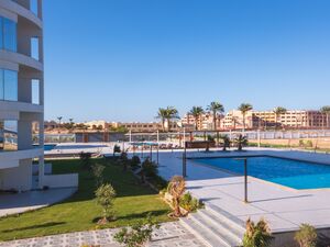 studio 52sqm landescap view in scandic resort-hurghada