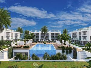 Stylish 1-bed duplexes with terraces and sea panoramas.