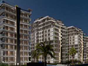 Studio apartment with partial sea view in Gaziveren