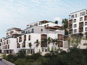 2-bedroom apartment with spa and pool access in Tivat