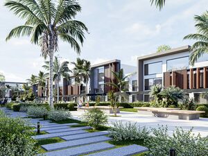 Modern 1-bed homes with smart design and terrace views.