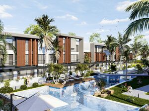 Elegant 2-bed duplexes with terraces and open layout.