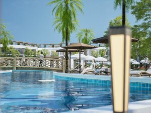 2BDR APARTEMNT WITH GARDEN - HURGHADA- HOLIDAYS PARK RESORT 