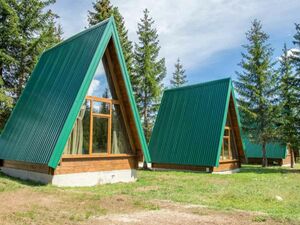 Three houses in a forest, just 5 km from the city center