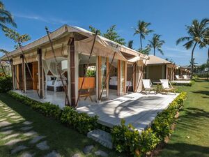 Luxury Glamping by the beach in a private residence.
