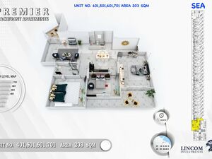 A luxury 3-Bedroom Apartment Premier Beachfront , Hurghada