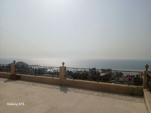 A villa in the Aramoun area with an unobstructed sea view