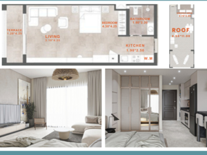 Studio with Private Roof – Larimar Suites, Port Ghalib