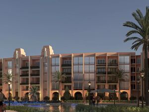studio apartment 71sqm pool view for sale,in Hurghada