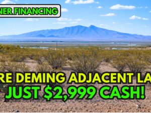 Paired Lots Fading Fast! Buy Your 1.08-Acre Lot For Just $99