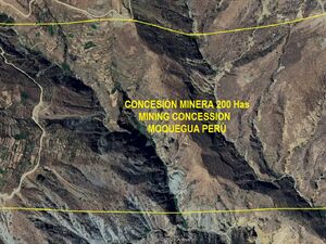 For Sale: 200 Has MINING CONCESSION in MOQUEGUA, PERU