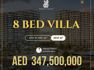 8 Bedroom Luxury Villa For Sale - The Ritz-Carlton Residence