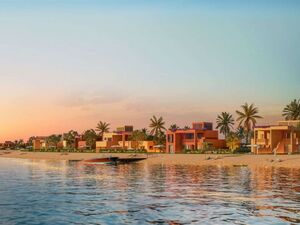  Beachfront and Private boats dock 3-Bedroom-Villa in El-Gou