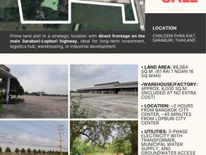 Prime Land in Thailand, ideal for long-term investment