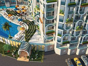 95sqm 2-Bed Apartment with Sea & Pool View