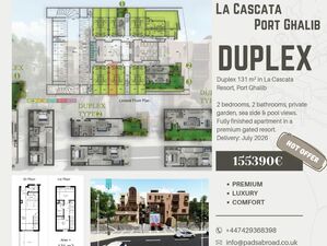 Luxury 2-Floor Garden Duplex | Pool & Sea side View