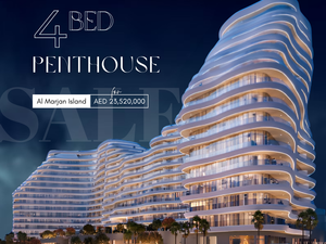 4 Bedroom Penthouse for Sale in La Mazzoni, Al Marjan Island