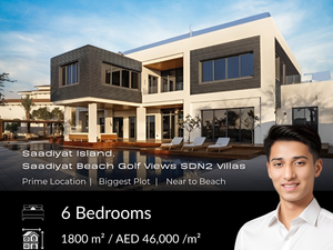 6-Bedroom Luxury Villa in Saadiyat Island – Where Golf Meets