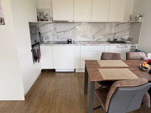 1-Bedroom Apartment with Pool and Yard View in Pomorie 